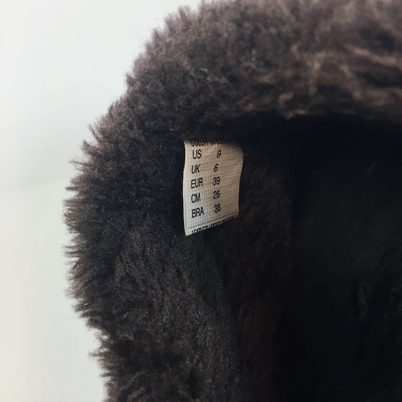 Skechers Faux Suede Heeled Mules Fuzzy Slip On - Picture 6 of 6